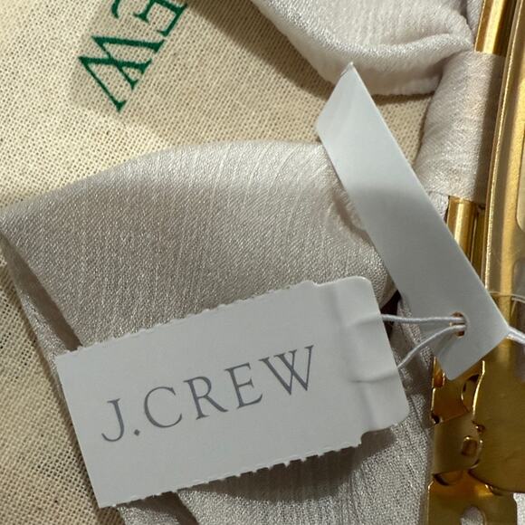 J. Crew Nautical charm bow hair clip barrette main image 2